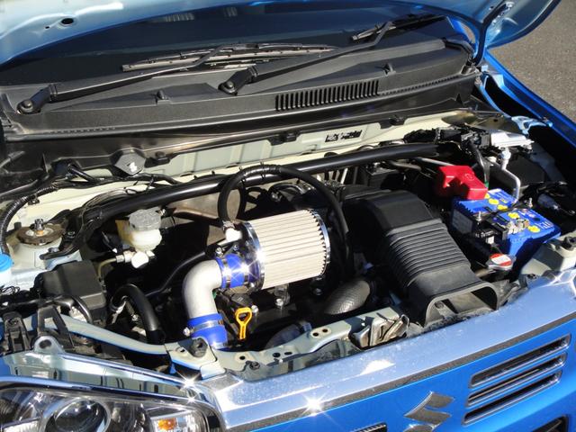 アルトワークス ベースグレード　ケンウッドナビ　地上デジタルＴＶ　ＢＬＩＴＺ車高調整式サスペンションキット　ケンウッドウーファー　純正ＲＥＣＡＲＯシート　５ＭＴ　ＨＩＤ　スマートキー　プッシュスタート　スモークフィルム（10枚目）