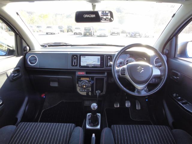 アルトワークス ベースグレード　ケンウッドナビ　地上デジタルＴＶ　ＢＬＩＴＺ車高調整式サスペンションキット　ケンウッドウーファー　純正ＲＥＣＡＲＯシート　５ＭＴ　ＨＩＤ　スマートキー　プッシュスタート　スモークフィルム（18枚目）