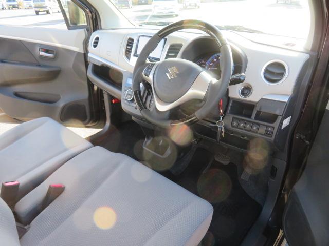 ワゴンR FZ ケンウッドメモリーナビ ワンセグテレビ レーダーブレーキサポート 運転席シートヒーター アイドリングストップ ETC 純正14インチアルミホイール タイヤ4本新品 キーフリープッシュスタート(37枚目)