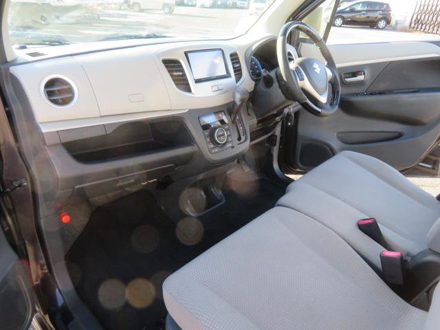 ワゴンR FZ ケンウッドメモリーナビ ワンセグテレビ レーダーブレーキサポート 運転席シートヒーター アイドリングストップ ETC 純正14インチアルミホイール タイヤ4本新品 キーフリープッシュスタート(38枚目)