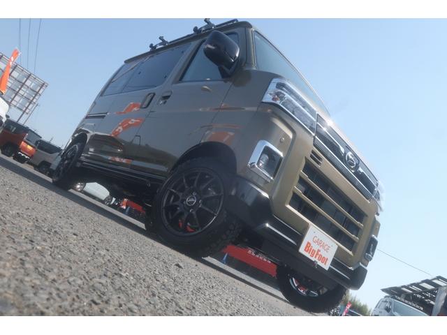 アトレー ＲＳ　（リフトアップ　パートタイム４ＷＤ）届出済未使用車　両側電動スライドドア　新品１４インチＡＷ＆オープンカントリーＲ／Ｔ　ルーフラック　ＬＥＤヘッドライト　スマートインナーミラー　スマートアシスト（6枚目）