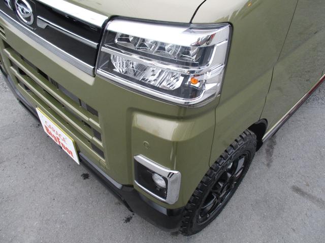 アトレー ＲＳ　＜４ＷＤ　ターボ＞　新品１４アルミ＆タイヤ　両側パワースライドドア　ルーフキャリア＆ラック　純正ＬＥＤヘッドライト＆フォグ　オーバヘッドシェルフ　スマートキー　レーダークルーズ　スマートアシストＩＩＩ（25枚目）