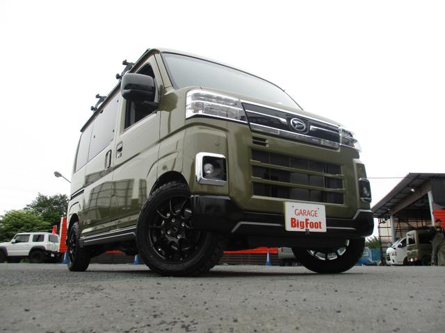 アトレー ＲＳ　＜４ＷＤ　ターボ＞　新品１４アルミ＆タイヤ　両側パワースライドドア　ルーフキャリア＆ラック　純正ＬＥＤヘッドライト＆フォグ　オーバヘッドシェルフ　スマートキー　レーダークルーズ　スマートアシストＩＩＩ（78枚目）