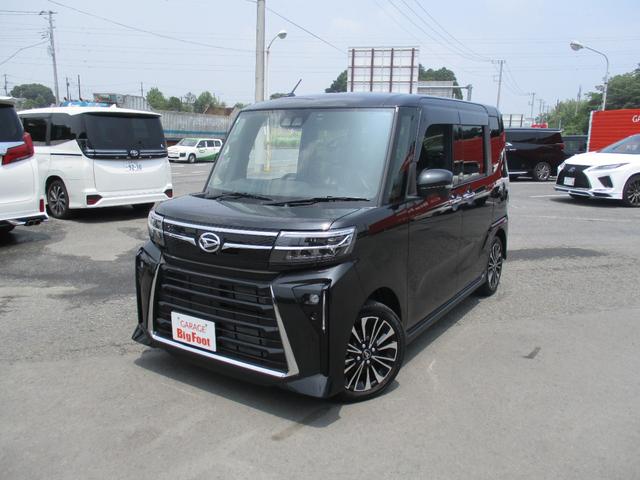 タント カスタムＲＳ　＜ターボ＞　＜純正９型ディスプレイオーディオ＞　＜届け出済未使用車＞　両側パワースライド　アップルカープレイ　スマアシＩＩＩ　パノラマビューモニター　Ｐアシスト　純正ＬＥＤライト＆フォグ　前後ドラレコ（2枚目）