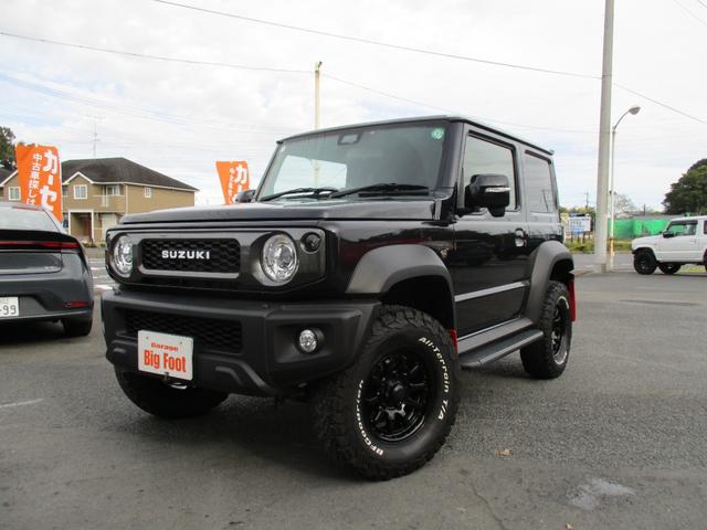 ジムニーシエラ JC <リフトアップ> サス マフラー サイドステップ マッドガード OPフロントグリル 新品15アルミ ナビ TV 地デジ Bカメラ ETC 純正LEDライト フォグ クルコン シートH Sセーフティー(2枚目)