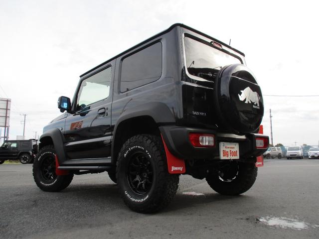 ジムニーシエラ JC <リフトアップ> サス マフラー サイドステップ マッドガード OPフロントグリル 新品15アルミ ナビ TV 地デジ Bカメラ ETC 純正LEDライト フォグ クルコン シートH Sセーフティー(4枚目)