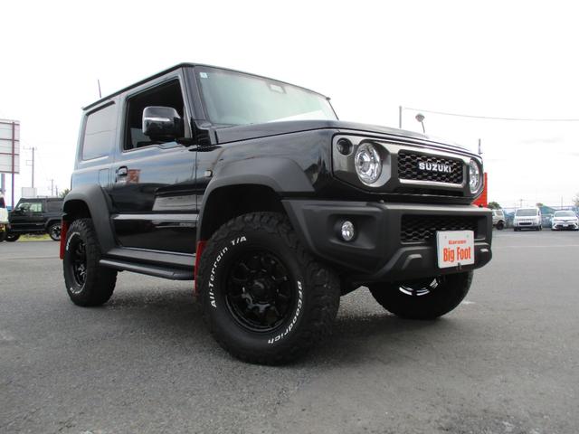 ジムニーシエラ JC <リフトアップ> サス マフラー サイドステップ マッドガード OPフロントグリル 新品15アルミ ナビ TV 地デジ Bカメラ ETC 純正LEDライト フォグ クルコン シートH Sセーフティー(8枚目)