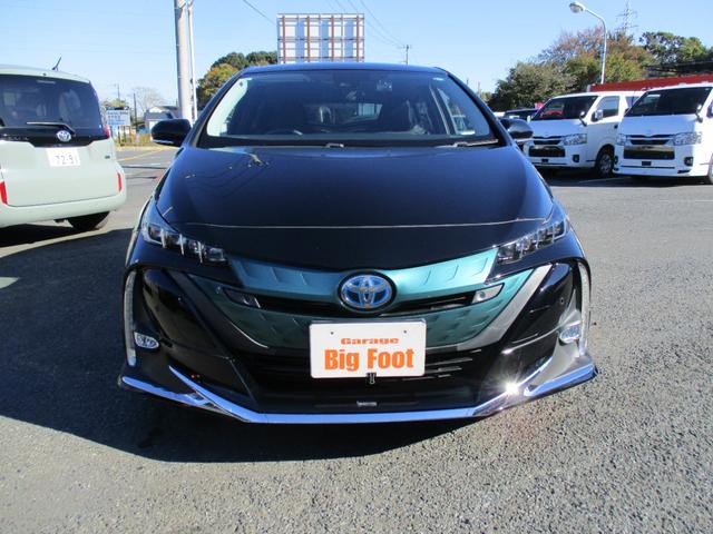 プリウスＰＨＶ Ａ　（新品モデリスタエアロ）（純正１１．６型ナビＴＶ）地デジフルセグＢカメラＥＴＣ　新品１８ＡＷ＆タイヤ　スマートキー　シートＨ　ＢＳＭ　ＥＴＣ２．０　クリソナ　純正ＬＥＤライト＆フォグ　Ｔセーフティー（6枚目）