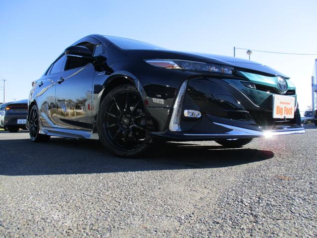 プリウスＰＨＶ Ａ　（新品モデリスタエアロ）（純正１１．６型ナビＴＶ）地デジフルセグＢカメラＥＴＣ　新品１８ＡＷ＆タイヤ　スマートキー　シートＨ　ＢＳＭ　ＥＴＣ２．０　クリソナ　純正ＬＥＤライト＆フォグ　Ｔセーフティー（9枚目）