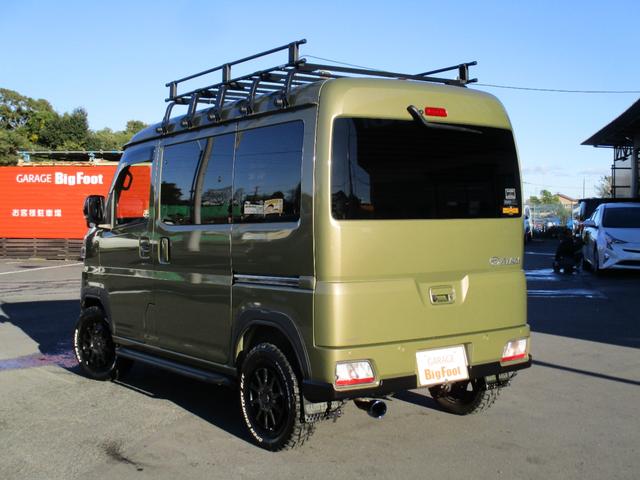 アトレー ＲＳ　＜４ＷＤ　ターボ＞＜ＪＵＮＫＹＳバンパーガード＞＜ＪＵＮＫＹＳマフラー＞純正９型Ｄオーディオ地デジＢカメラ　ＥＴＣ　サイドステップ　純正ＯＰキャリア　社外グリル　マッドフラップ　１５ＡＷ＆ＲＴタイヤ（13枚目）