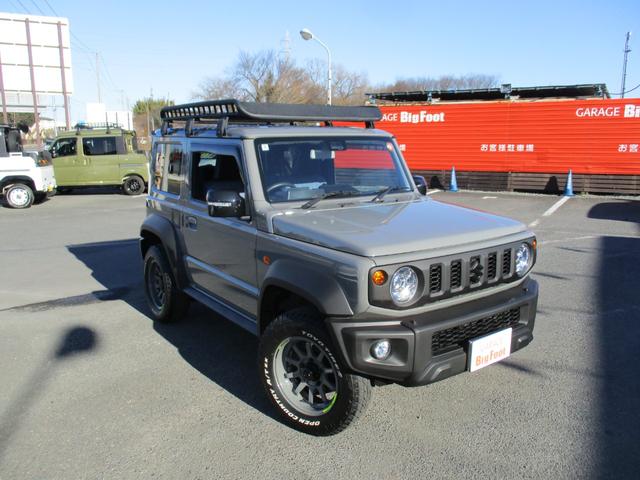 ジムニーシエラ ＪＣ　＜ＲＡＹＳアルミ＆オープンカントリー＞　＜リフトアップ＞　＜ＨＫＳ検対応マフラー＞　＜ビルシュタインショック＞　ＤＡＭＳＥＬユーロサスキット　ルーフキャリア　ＦＵＥＬカバー　シートＨ　ワンオーナー（3枚目）