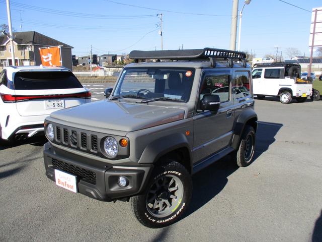 ジムニーシエラ ＪＣ　＜ＲＡＹＳアルミ＆オープンカントリー＞　＜リフトアップ＞　＜ＨＫＳ検対応マフラー＞　＜ビルシュタインショック＞　ＤＡＭＳＥＬユーロサスキット　ルーフキャリア　ＦＵＥＬカバー　シートＨ　ワンオーナー（6枚目）