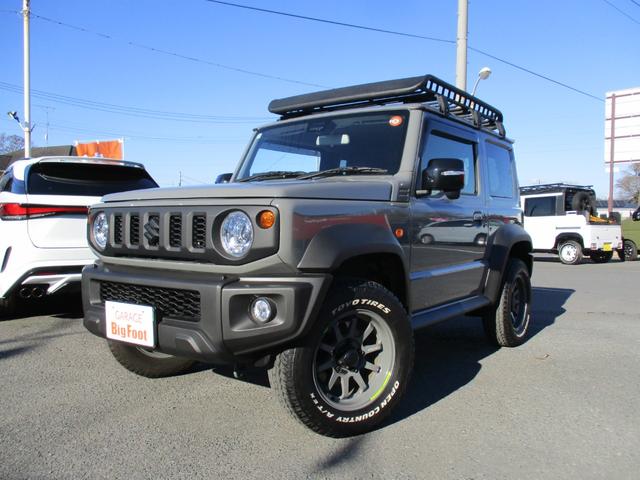 ジムニーシエラ ＪＣ　＜ＲＡＹＳアルミ＆オープンカントリー＞　＜リフトアップ＞　＜ＨＫＳ検対応マフラー＞　＜ビルシュタインショック＞　ＤＡＭＳＥＬユーロサスキット　ルーフキャリア　ＦＵＥＬカバー　シートＨ　ワンオーナー（8枚目）