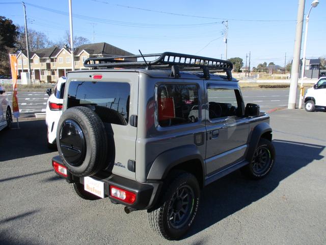 ジムニーシエラ ＪＣ　＜ＲＡＹＳアルミ＆オープンカントリー＞　＜リフトアップ＞　＜ＨＫＳ検対応マフラー＞　＜ビルシュタインショック＞　ＤＡＭＳＥＬユーロサスキット　ルーフキャリア　ＦＵＥＬカバー　シートＨ　ワンオーナー（10枚目）