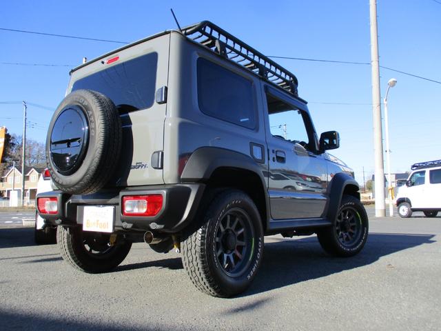 ジムニーシエラ ＪＣ　＜ＲＡＹＳアルミ＆オープンカントリー＞　＜リフトアップ＞　＜ＨＫＳ検対応マフラー＞　＜ビルシュタインショック＞　ＤＡＭＳＥＬユーロサスキット　ルーフキャリア　ＦＵＥＬカバー　シートＨ　ワンオーナー（15枚目）