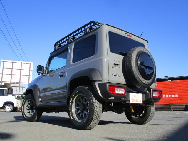 ジムニーシエラ ＪＣ　＜ＲＡＹＳアルミ＆オープンカントリー＞　＜リフトアップ＞　＜ＨＫＳ検対応マフラー＞　＜ビルシュタインショック＞　ＤＡＭＳＥＬユーロサスキット　ルーフキャリア　ＦＵＥＬカバー　シートＨ　ワンオーナー（18枚目）