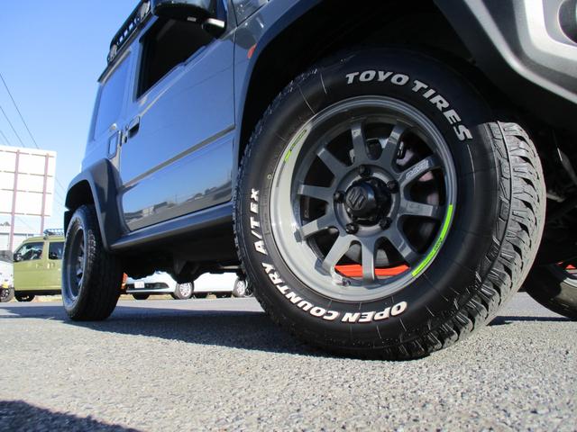 ジムニーシエラ ＪＣ　＜ＲＡＹＳアルミ＆オープンカントリー＞　＜リフトアップ＞　＜ＨＫＳ検対応マフラー＞　＜ビルシュタインショック＞　ＤＡＭＳＥＬユーロサスキット　ルーフキャリア　ＦＵＥＬカバー　シートＨ　ワンオーナー（28枚目）