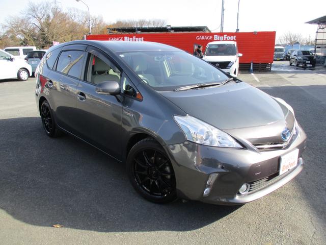 プリウスアルファ S <純正ナビTV> <新品18アルミ&タイヤ> 地デジ フルセグ Bカメラ ETC ドライブレコーダー Bluetooth スマートキー Pスタート LEDヘッドライト&フォグランプ チチルトシート(4枚目)