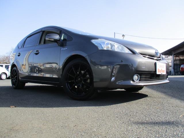 プリウスアルファ S <純正ナビTV> <新品18アルミ&タイヤ> 地デジ フルセグ Bカメラ ETC ドライブレコーダー Bluetooth スマートキー Pスタート LEDヘッドライト&フォグランプ チチルトシート(11枚目)