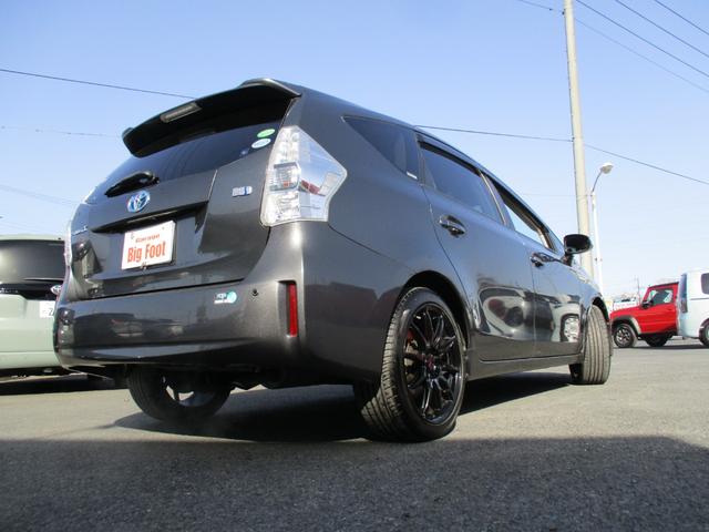 プリウスアルファ S <純正ナビTV> <新品18アルミ&タイヤ> 地デジ フルセグ Bカメラ ETC ドライブレコーダー Bluetooth スマートキー Pスタート LEDヘッドライト&フォグランプ チチルトシート(13枚目)