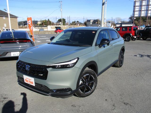 ヴェゼル e:HEV X (純正ナビ) ワンオーナーBカメラ ETC 純正アルミ パドルシフト パーキングセンサー プッシュスタート 電子ブレーキ 純正LEDヘッドライト オートマチックハイビーム ホンダセンシング 安全装置(4枚目)