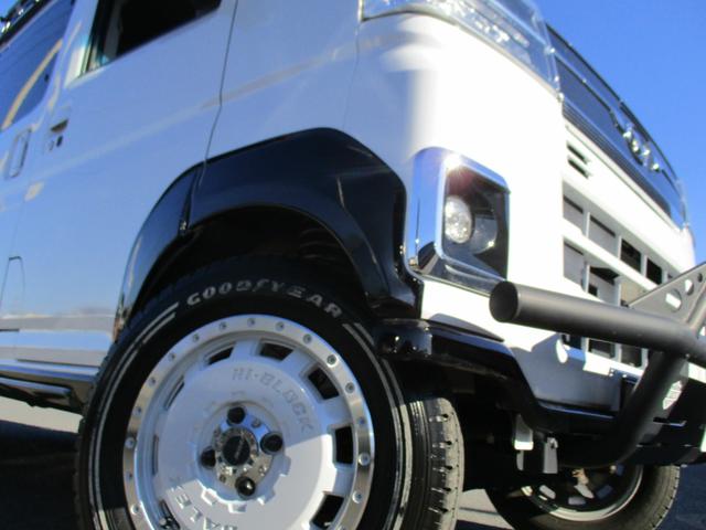 アトレー アトレーデッキバン　＜４ＷＤターボ＞　＜アルパインＢＩＧ／Ｘ１１＆インナーミラー＞　＜リフトアップ＞　両側パワースライド　純正ＬＥＤヘッドライト　ラプター塗装施工あり　スマートキー　バンパーガード　レザー調シートカバー（10枚目）