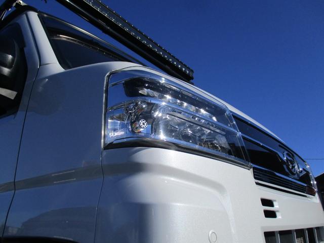 アトレー アトレーデッキバン　＜４ＷＤターボ＞　＜アルパインＢＩＧ／Ｘ１１＆インナーミラー＞　＜リフトアップ＞　両側パワースライド　純正ＬＥＤヘッドライト　ラプター塗装施工あり　スマートキー　バンパーガード　レザー調シートカバー（22枚目）