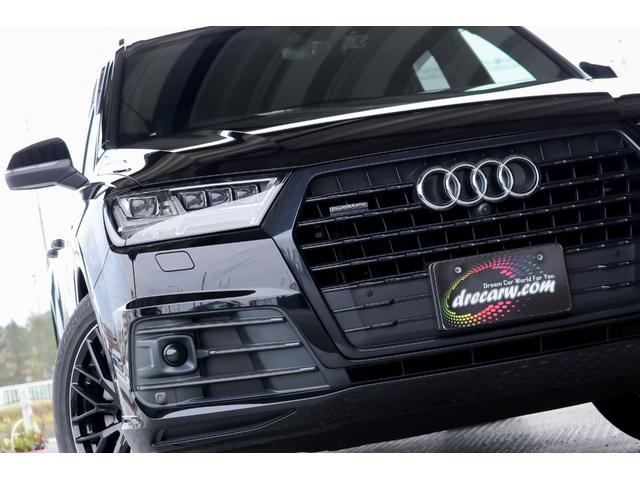 Ｑ７ ブラックスタイリング　１２５台限定車・３列シート・ワンオーナー・マトリクスＬＥＤヘッドライト・Ｓ－ｌｉｎｅエクステリア・２０インチ黒ＡＷ・ＢＯＳＥサラウンド・オールホイールステアリング・アダプティブエアサス・３６０度カメラ（20枚目）