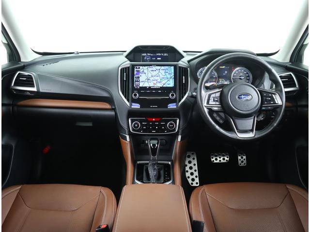 フォレスター Advance ブラウンレザー ルーフレール 8インチナビ パナソニック8インチナビ フロント・サイド・バックカメラ パワーリヤゲート ステアリングヒーター ETC2.0 シートヒーター カーゴステップ スマートリヤビューミラー アダプティブドライビングビーム(6枚目)