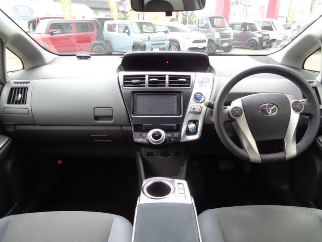 プリウスアルファ S ワンオーナー 純正ナビ 地デジ バックカメラ ETC スマートキー(6枚目)