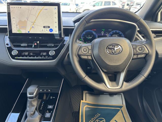 カローラクロス ハイブリッド Z 2025年マイナー後 AC100V/1500W ブラインドスポットモニター パノラミックビューモニター フロアマット ドアバイザー(17枚目)