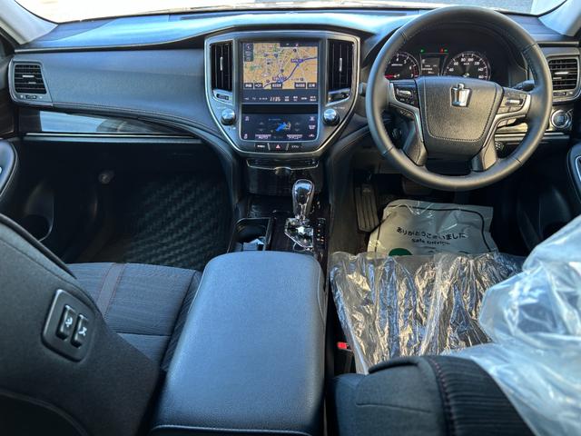 クラウン アスリートS-T 後期型 ターボ車 純正ナビ ETC レーダークルーズコントロール プリクラッシュセーフティー パワーシート(3枚目)