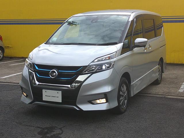 セレナ e-パワー ハイウェイスターV 純正ナビ 両側電動スライドドア アラウンドモニター ETC 純正ドラレコ パーキングアシスト エマジェンシーブレーキ 踏み間違い衝突防止アシスト LEDヘッドライト シートヒーター USBソケット(5枚目)