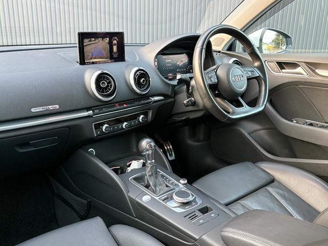 A3 スポーツバック2.0TFSIクワトロ スポーツ ワンオーナー ヴァーチャルコクピット ラグジュアリーPKG コンビニエンスPKG LED ACC 黒革 前席シートヒーター MMIナビ 12セグ Bカメラ Audiプレセンス Audiドライブセレクト(10枚目)