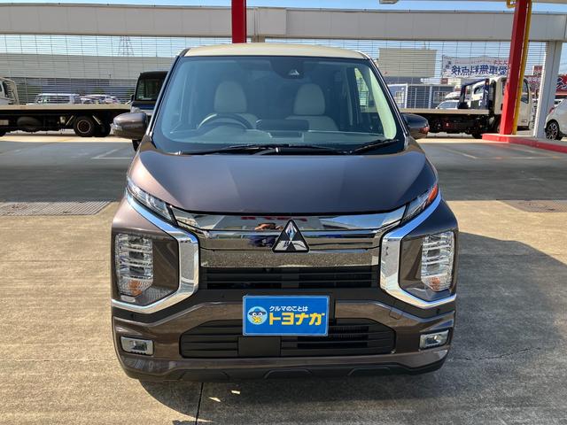 eKクロス EV P 9インチメモリーナビ 全方位モニター 前席シートヒーター ビルトイン2.0車載器 ハーフレザー LED フォグ(2枚目)