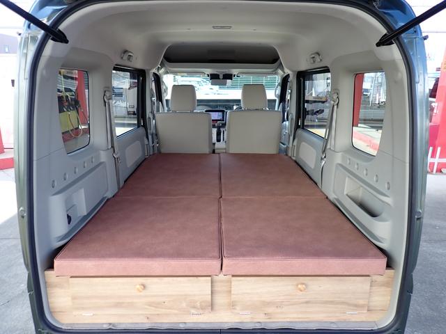 ＮＶ１００クリッパーリオ Ｇ　ＩＣターボ　エマージェンシーブレーキ　純正メモリーナビ　フルセグＴＶ　バックカメラ　ＥＴＣ　シートヒーター　両側パワースライドドア　オートステップ　ＨＩＤヘッドライト＆フォグランプ　車中泊仕様（30枚目）