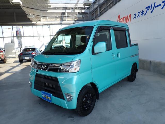 ハイゼットカーゴ デッキバンＧ　ＳＡＩＩＩ　パートタイム４ＷＤ　メモリーナビ　フルセグＴＶ　バックカメラ　３６０°ドライブレコーダー　ＥＴＣ車載器　ブラック塗装アルミホイール＋マッドタイヤ　ＬＥＤヘッドランプ（3枚目）