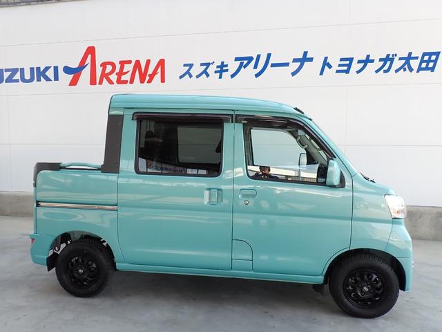 ハイゼットカーゴ デッキバンＧ　ＳＡＩＩＩ　パートタイム４ＷＤ　メモリーナビ　フルセグＴＶ　バックカメラ　３６０°ドライブレコーダー　ＥＴＣ車載器　ブラック塗装アルミホイール＋マッドタイヤ　ＬＥＤヘッドランプ（8枚目）