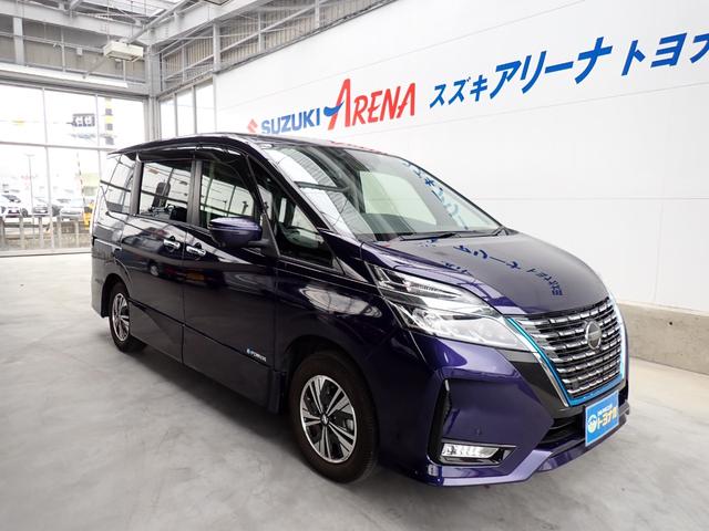 セレナ e-パワー ハイウェイスターV エマージェンシーブレーキ プロパイロット 純正10インチナビ フルセグTV アラウンドビューモニター インテリジェントルームミラー シート&ステアリングヒーター 両側ハンズフリーパワースライドドア(3枚目)
