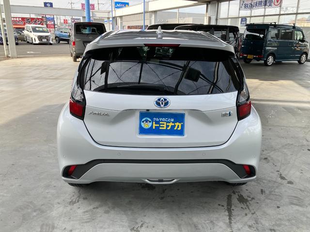 アクア Ｘ　メーカーオプションナビ　パノラミックビューモニター　プリクラッシュセーフティ　レーダークルーズコントロール　ＬＥＤヘッドライト　ＥＴＣ車載器　前後ソナー（5枚目）