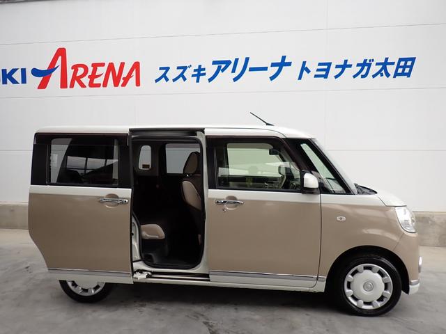 ムーヴキャンバス Ｇメイクアップ　ＳＡＩＩ　スマートアシスト　純正メモリーナビ　フルセグＴＶ　バックカメラ　両側パワースライドドア　ＬＥＤヘッドランプ　ワンオーナー車（8枚目）