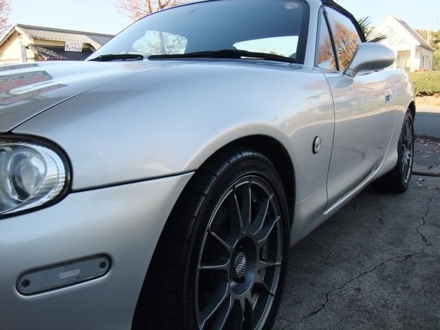 ロードスター ＲＳ　６速ＭＴ　ＯＨＬＩＮＳ車高調　ＯＺ１６インチアルミ　タイミングベルト交換済（6枚目）