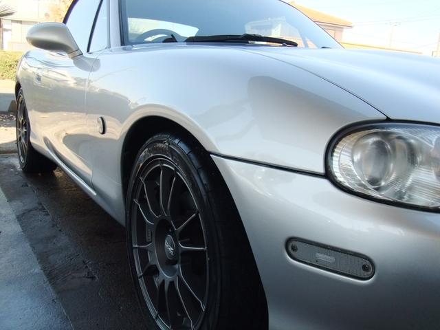 ロードスター ＲＳ　６速ＭＴ　ＯＨＬＩＮＳ車高調　ＯＺ１６インチアルミ　タイミングベルト交換済（7枚目）