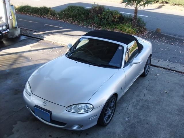 ロードスター ＲＳ　６速ＭＴ　ＯＨＬＩＮＳ車高調　ＯＺ１６インチアルミ　タイミングベルト交換済（8枚目）