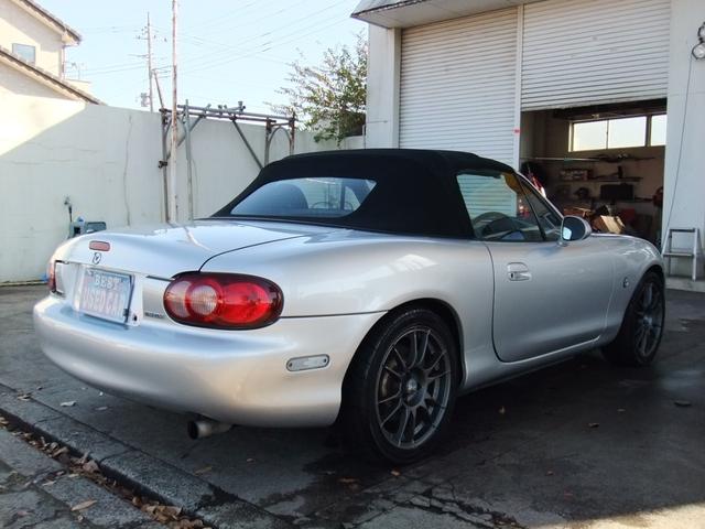 ロードスター ＲＳ　６速ＭＴ　ＯＨＬＩＮＳ車高調　ＯＺ１６インチアルミ　タイミングベルト交換済（11枚目）