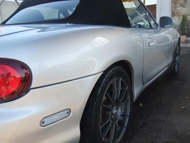 ロードスター ＲＳ　６速ＭＴ　ＯＨＬＩＮＳ車高調　ＯＺ１６インチアルミ　タイミングベルト交換済（15枚目）