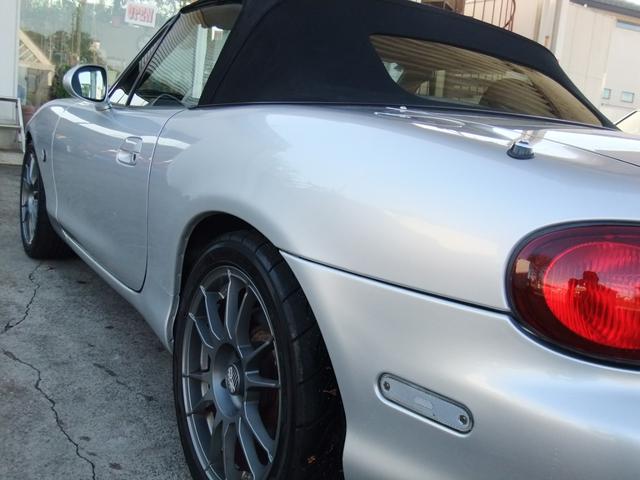 ロードスター ＲＳ　６速ＭＴ　ＯＨＬＩＮＳ車高調　ＯＺ１６インチアルミ　タイミングベルト交換済（16枚目）