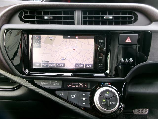 アクア Ｇ　セーフティセンス　雹害車　禁煙車　オプションＬＥＤヘッドライト　ＬＥＤフォグランプ　純正ナビＴＶ　バックカメラ　革巻きステアリング　Ｂｌｕｅｔｏｏｔｈ　ドルフィンアンテナ　アイソフィックス（19枚目）