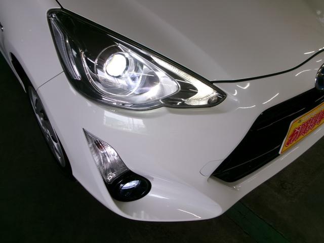 アクア Ｇ　セーフティセンス　雹害車　禁煙車　オプションＬＥＤヘッドライト　ＬＥＤフォグランプ　純正ナビＴＶ　バックカメラ　革巻きステアリング　Ｂｌｕｅｔｏｏｔｈ　ドルフィンアンテナ　アイソフィックス（38枚目）