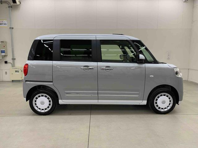 ムーヴキャンバス ストライプスG 4WD 両側電動スライドドア・LEDヘッドライト・パノラマモニター・シートヒーター・スマートアシスト・アイドリングストップ・プッシュボタンスタート・オートライト・オートマチックハイビーム・オートエアコン(7枚目)